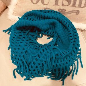 Turquoise infinity scarf